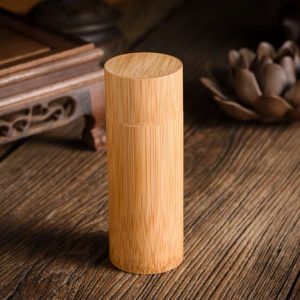 Hộp đựng trà bằng gỗ tre